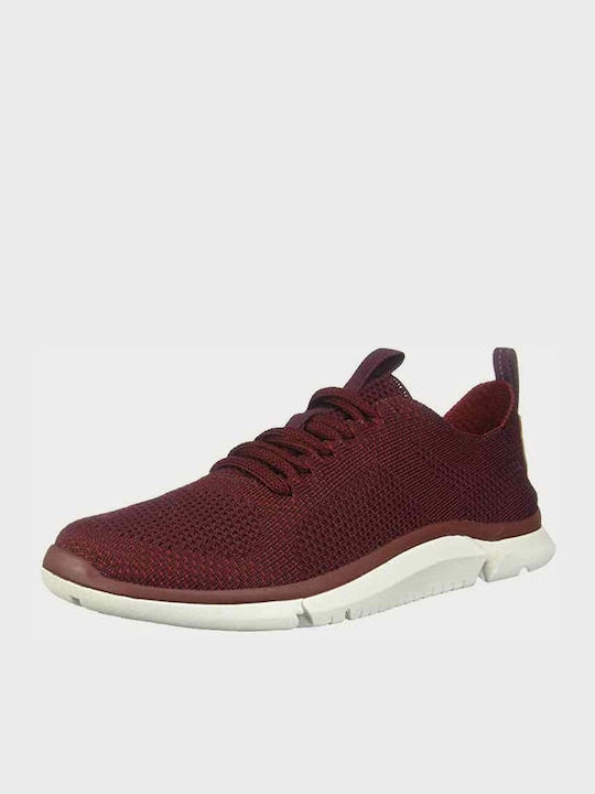 Clarks Triken Run Ανδρικά Sneakers Κόκκινα