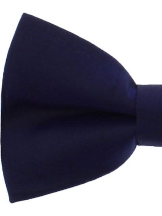 JFashion Χειροποιήτο Μεταξωτό Παπιγιόν Navy Μπλε