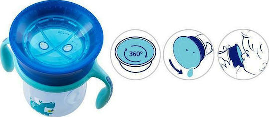 Chicco Παιδικό Ποτηράκι "Perfect" από Πλαστικό Ροζ 200ml για 12m+