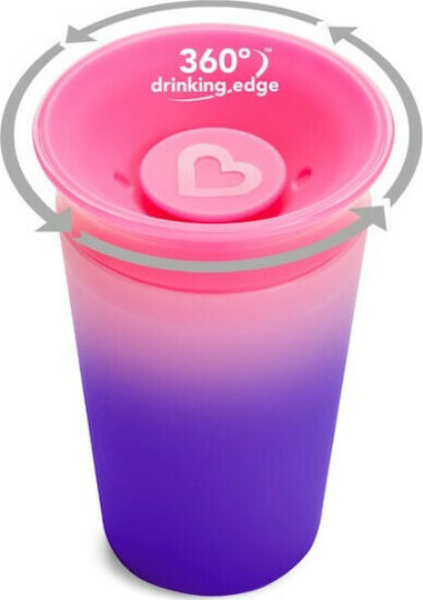 Munchkin Toddler Miracle Color Changing Cup Made of Purple Plastic 266ml for 12m+