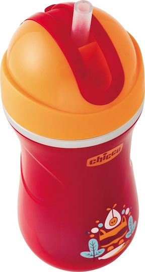 Chicco Baby Cup Sport made of Plastic Red 266ml for 14m+m+