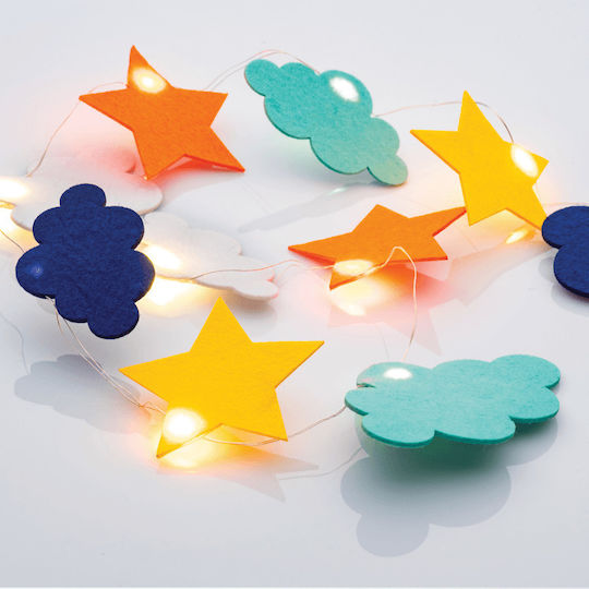 Aca Led Garland Plastic Kids Wall Light Clouds Colorful Aca Led Garland Plastic Kids Wall Light Clouds Colorful