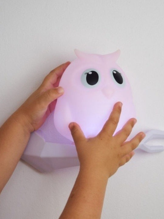 Flow Led Plastic Kids Wall Light Owl
