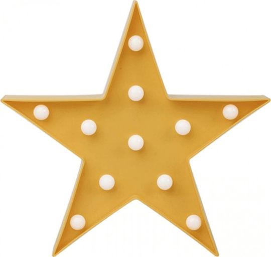 Kiokids Kinder Wandleuchte LED Kunststoff Star