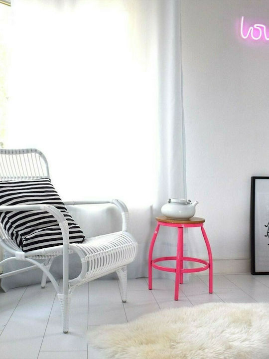 A Little Lovely Company Plastic Kids Wall Light Love