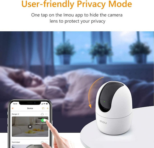 Imou Ranger 2 IP Cameră de Supraveghere Wi-Fi Full HD 1080p cu Comunicare Bidirecțională și Lentilă 3.6mm