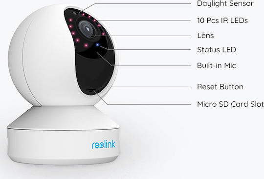 Reolink E1 Zoom v2 IP Cameră de Supraveghere Wi-Fi Full HD+ 5MP cu Comunicare Bidirecțională
