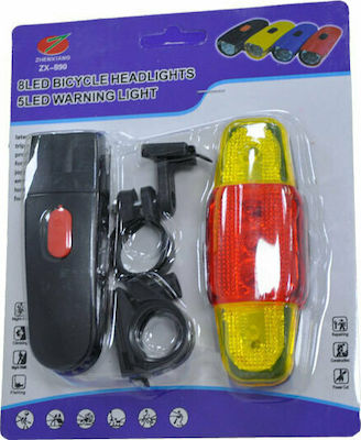 ZX-890 Set with Bicycle Light Black