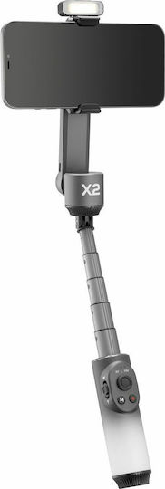 Zhiyun Smooth X2 Combo Gimbal за мобилни телефони с 3-осов стабилизатор и 3.5 часа работа Черен
