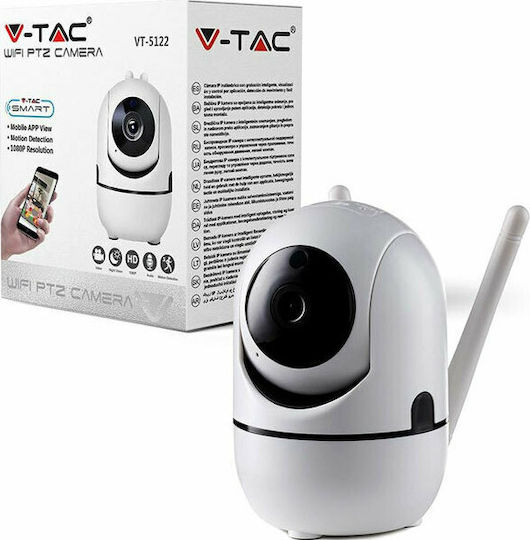 V-TAC VT-5122 IP Камера за наблюдение Wi-Fi Full HD 1080p с Двупосочна Комуникация и Обектив 3.6мм