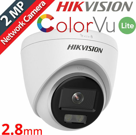 Hikvision DS-2CD1327G0-L IP Cameră de Supraveghere Full HD 1080p Rezistentă la apă cu Lentilă 2.8mm