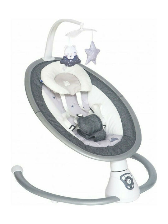 Kikka Boo Electric Baby Relax Twiddle with Music Grey for Child up to 9kg