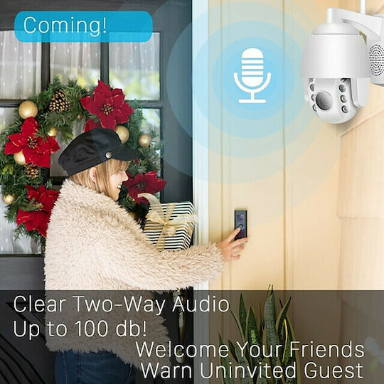 Factory HD20M24HX IP Камера за наблюдение Wi-Fi Full HD 1080p Водоустойчива с Двупосочна Комуникация