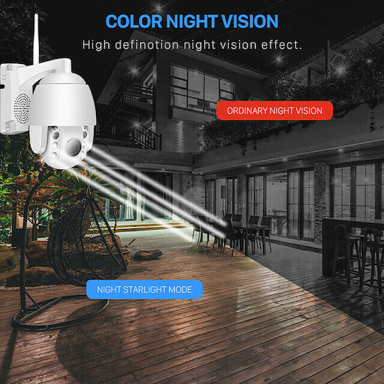 Factory HD20M24HX IP Камера за наблюдение Wi-Fi Full HD 1080p Водоустойчива с Двупосочна Комуникация