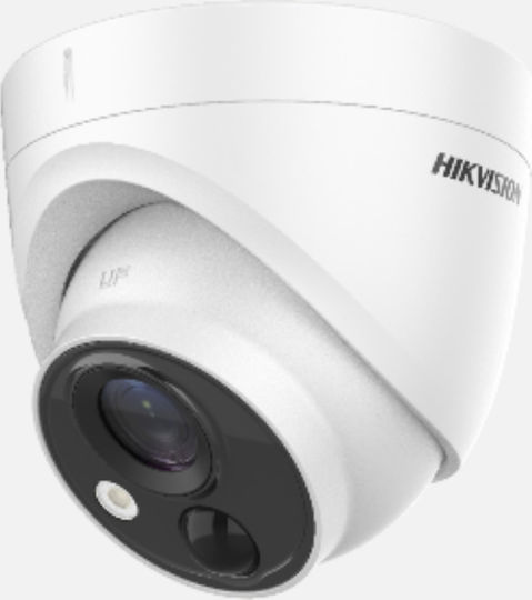 Hikvision DS-2CE71H0T-PIRLPO CCTV Cameră de Supraveghere Full HD+ 5MP Rezistentă la apă cu Lentilă 2.8mm