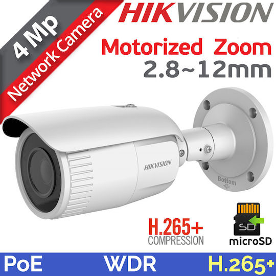 Hikvision DS-2CD1643G0-IZ IP Cameră de Supraveghere Full HD+ 4MP Rezistentă la apă cu Lentilă 2.8mm