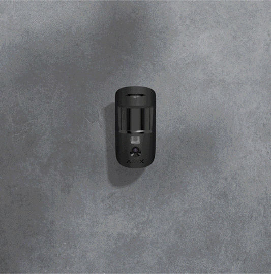 Ajax Systems MotionCam PET Senzor Mișcare Wireless RF Infraroșu Unghi De Detectare 80° Rază De Acțiune 12m