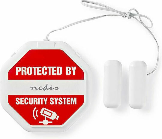 Nedis Glass Break Sensor Battery Slim Break for Doors/Windows in White Color