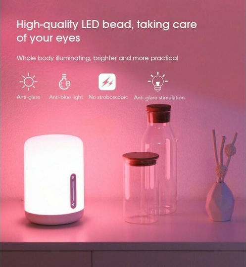 Xiaomi Smart Διακοσμητικό Φωτιστικό Mi Bedside Lamp 2 LED RGB