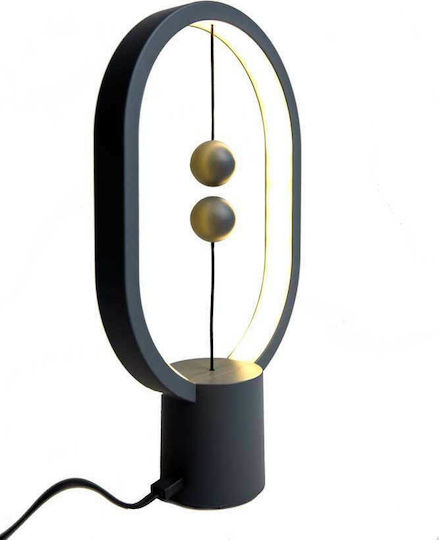 Allocacoc Διακοσμητικό Φωτιστικό Heng Balance Lamp Ellipse Mini LED Θερμό Λευκό 3500K 14x5x24εκ.