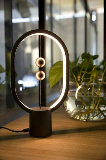 Allocacoc Διακοσμητικό Φωτιστικό Heng Balance Lamp Ellipse Mini LED Θερμό Λευκό 3500K 14x5x24εκ.