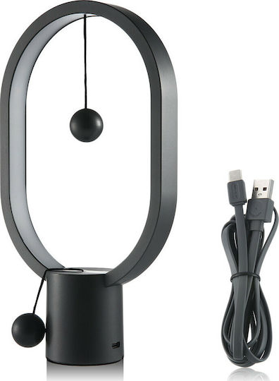 Allocacoc Διακοσμητικό Φωτιστικό Heng Balance Lamp Ellipse Mini LED Θερμό Λευκό 3500K 14x5x24εκ.