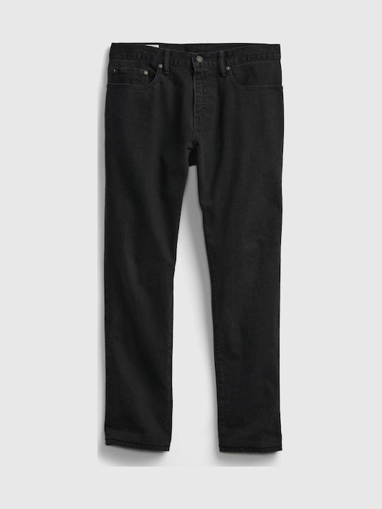 Men's Jeans Pants with Slim Fit Black