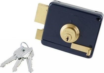 Domus Lock Box in color Blue Left