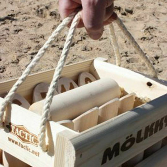 Tactic Παιχνίδι Εξωτερικού Χώρου Mölkky Game in a Wooden Case