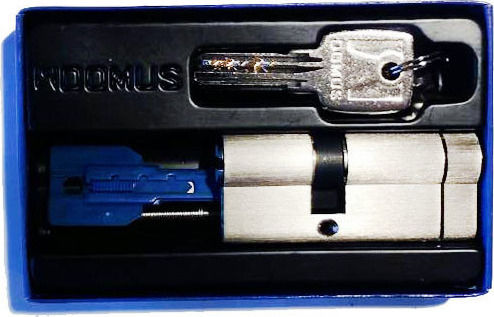 Domus Lock Cylinder Security ECON 83mm (30-53) with 5 Keys Silver