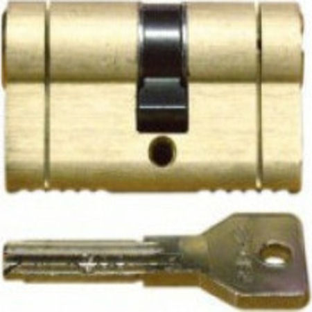 Cisa Lock Cylinder Security 60mm (28-32) with 5 Keys Gold