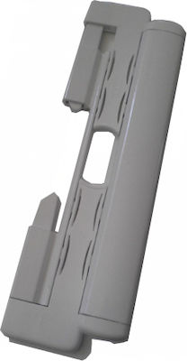 Cal Doublex Oval Lock for Sliding Aluminum Doors White