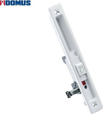 Domus Lock for Sliding Aluminum Doors White