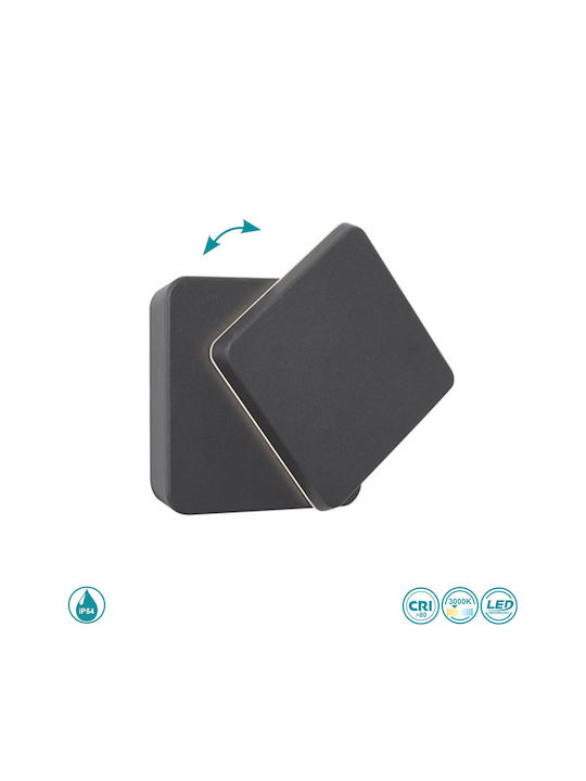 SoleLuce Wandmontierte Außenbeleuchtung Deckenleuchte LED IP54