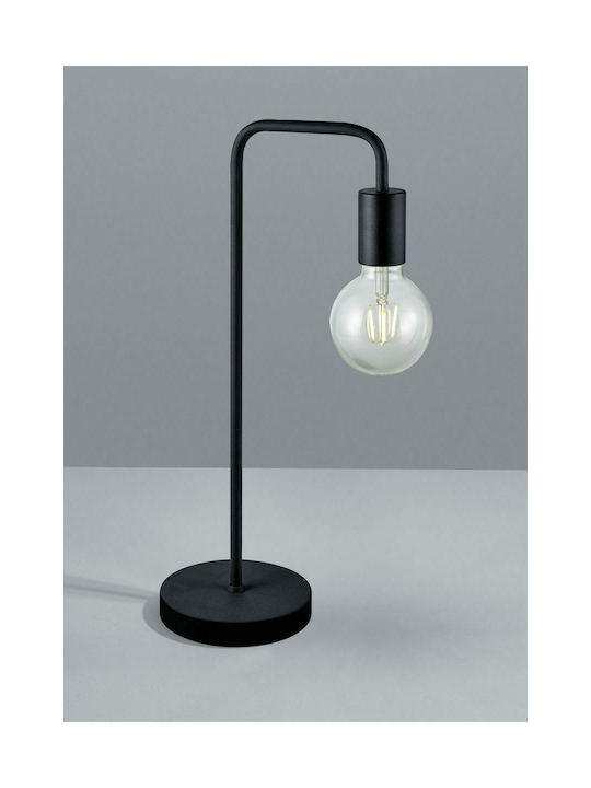 Trio Lighting Diallo Μεταλλικό Πορτατίφ για Ντουί E27 με Μαύρη Βάση