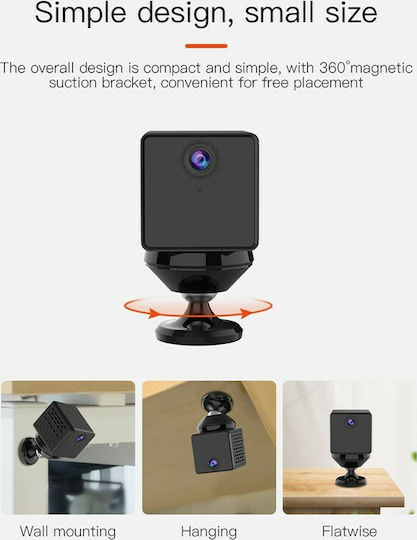 Vstarcam Hidden Camera Vstarcam WiFi 1080p with Memory Card Slot and Motion Detector