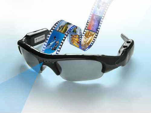 Hidden Camera Action Spy SunGlasses Glasses with Memory Card Slot