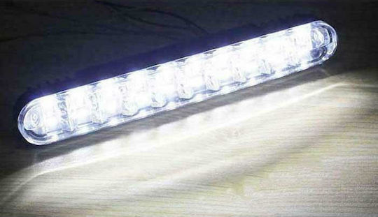Αδιάβροχα Φώτα Ημέρας Αυτοκινήτου LED Universal 12V 5W 19cm 2τμχ