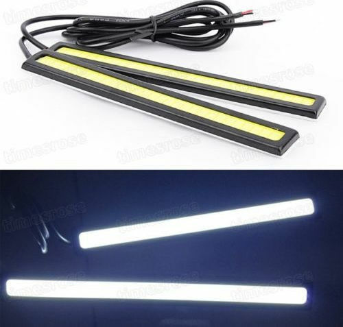 Slim Daytime Αδιάβροχα Φώτα Ημέρας Αυτοκινήτου LED Universal 12V 6W 17cm 2τμχ