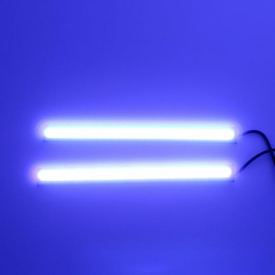 Slim Daytime Αδιάβροχα Φώτα Ημέρας Αυτοκινήτου LED Universal 12V 6W 17cm 2τμχ