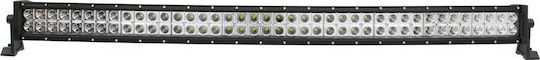 GloboStar Pro Series Waterproof LED Lightbar Universal 10 - 30V 240W with White Lighting 1pcs