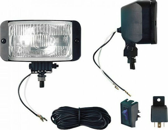Lampa Prox Square Headlights Car Universal 12V 55W with White Lighting 2pcs