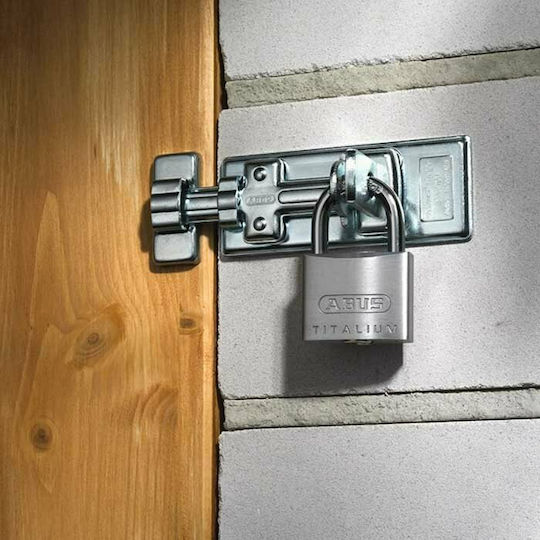 Abus Titalium 54ΤΙ/30Β Steel Padlock Brass with Key 30mm Silver 1pcs