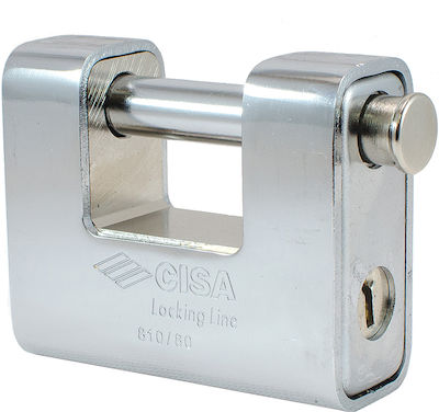 Cisa Steel Padlock Monoblock with Key 65mm 1pcs