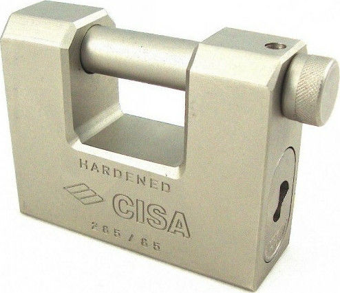 Cisa Steel Padlock Monoblock with Key 75mm 1pcs