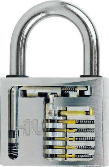 Hugo Locks Marine Stahl Vorhängeschloss Messing mit Schlüssel 50mm 1Stück