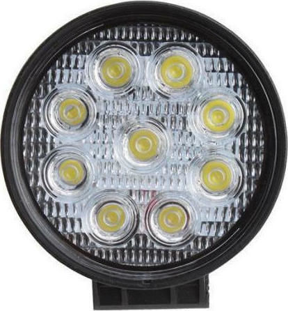 Roundς Waterproof Headlights Car LED Universal 12 / 24V 27W 11.3cm 1pcs