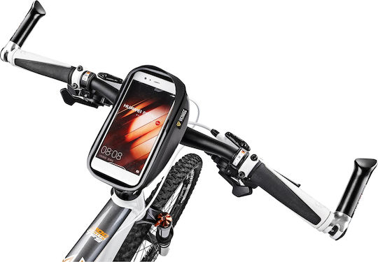 Yenkee Bike Handlebar Phone Holder Βάση Στήριξης Ποδηλάτου για Κινητό έως 5.1" με Θήκη για Μικρά Αξεσουάρ