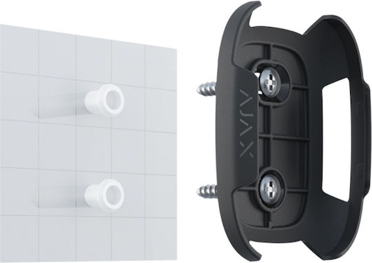 Ajax Systems Holder for Double Button Suporturi Sisteme periferice de alarmă Negru