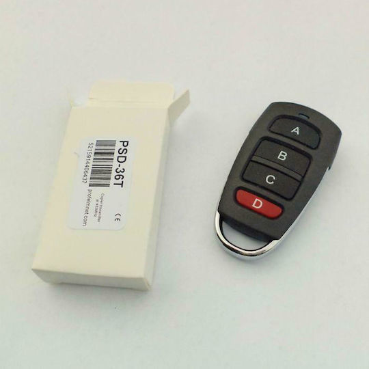 Profelmnet 4-Channel Cloning Garage Door Remote Control with Stable Code 433.92MHz